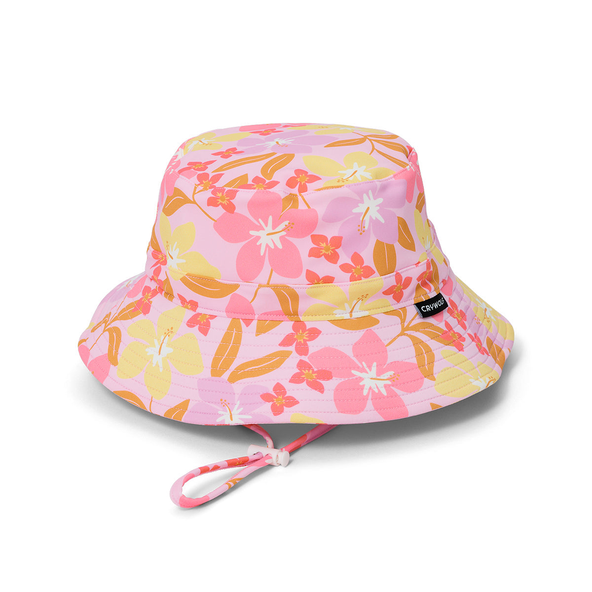 Crywolf SWIM BUCKET HAT Hibiscus Daze in Single