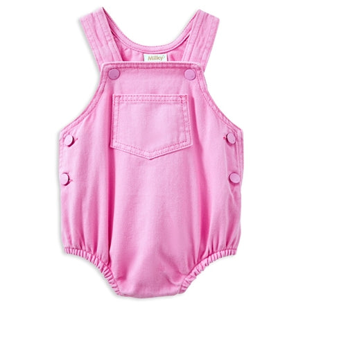 Milky - Pink Twill Playsuit (MS25)