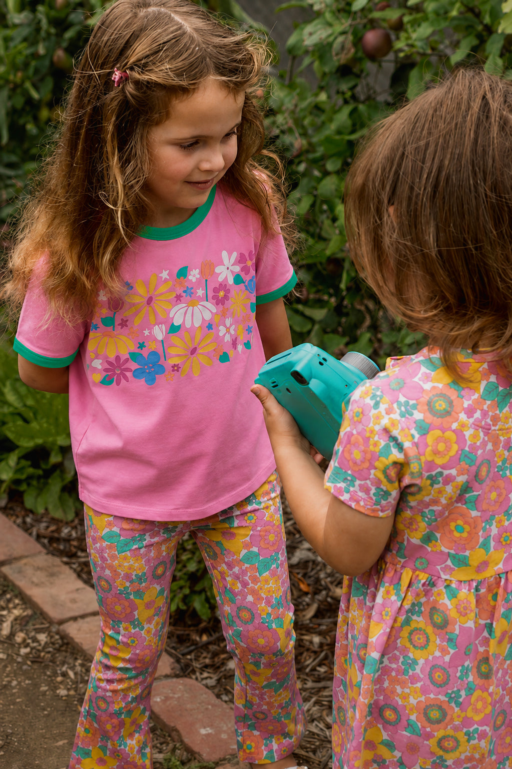 Milky Clothing Groovy Garden Tee in Pink