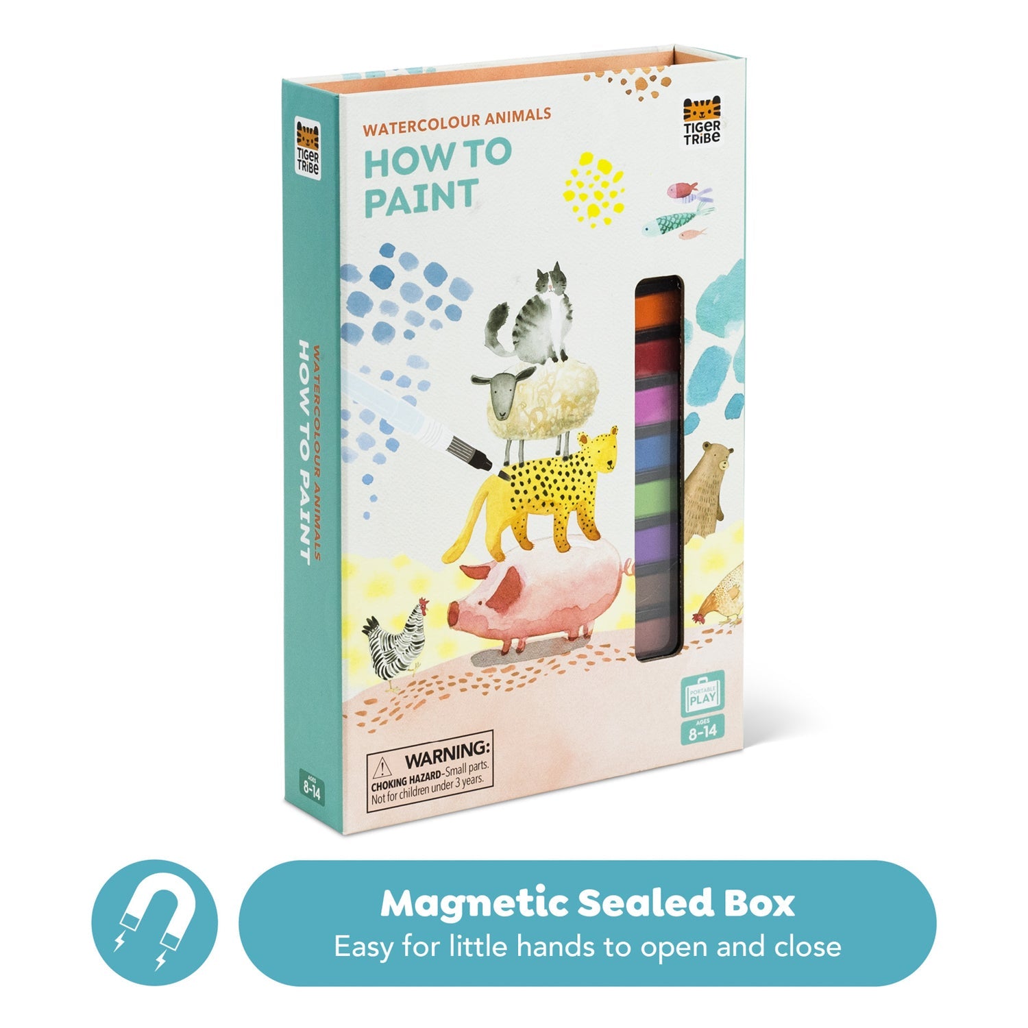 Tiger Tribe How To Paint - Watercolour Animals in Single