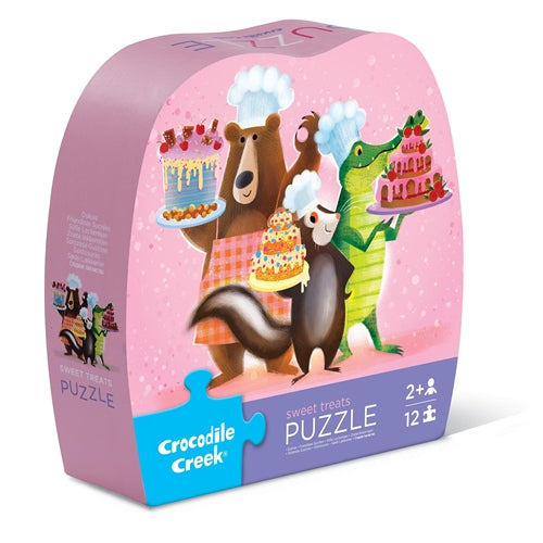 Crocodile Creek - Mini Puzzle 12pc - Sweet Treats