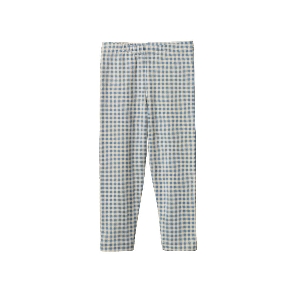 Nature Baby LEGGINGS in Blue Gingham