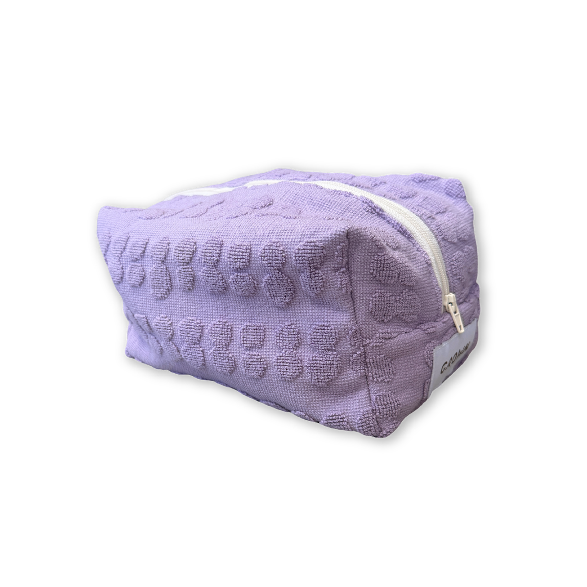 Grown Bubble Terry Towelling Pouch - Mauve in Single