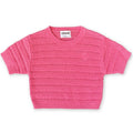 Grown - Organic Heavy Knit Tee - Bright Sorbet