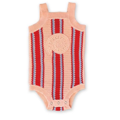 Grown - Island Stripe Shell Singletsuit (HOL25)