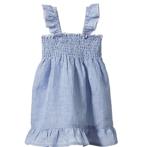 Nature Baby - Gala Dress - Blue Stripe (NBSS25)