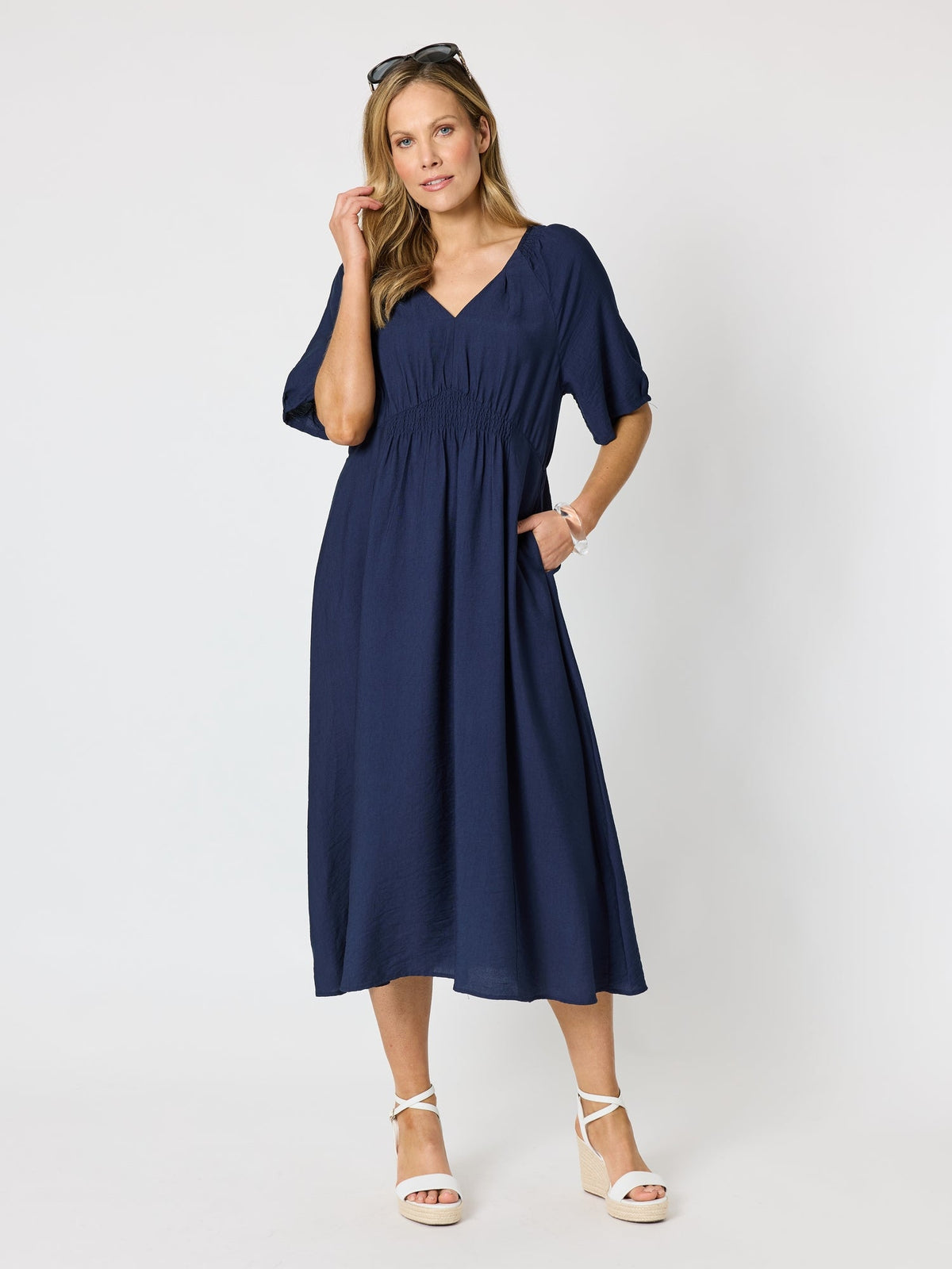 Clarity Marina Dress - Navy in Navy
