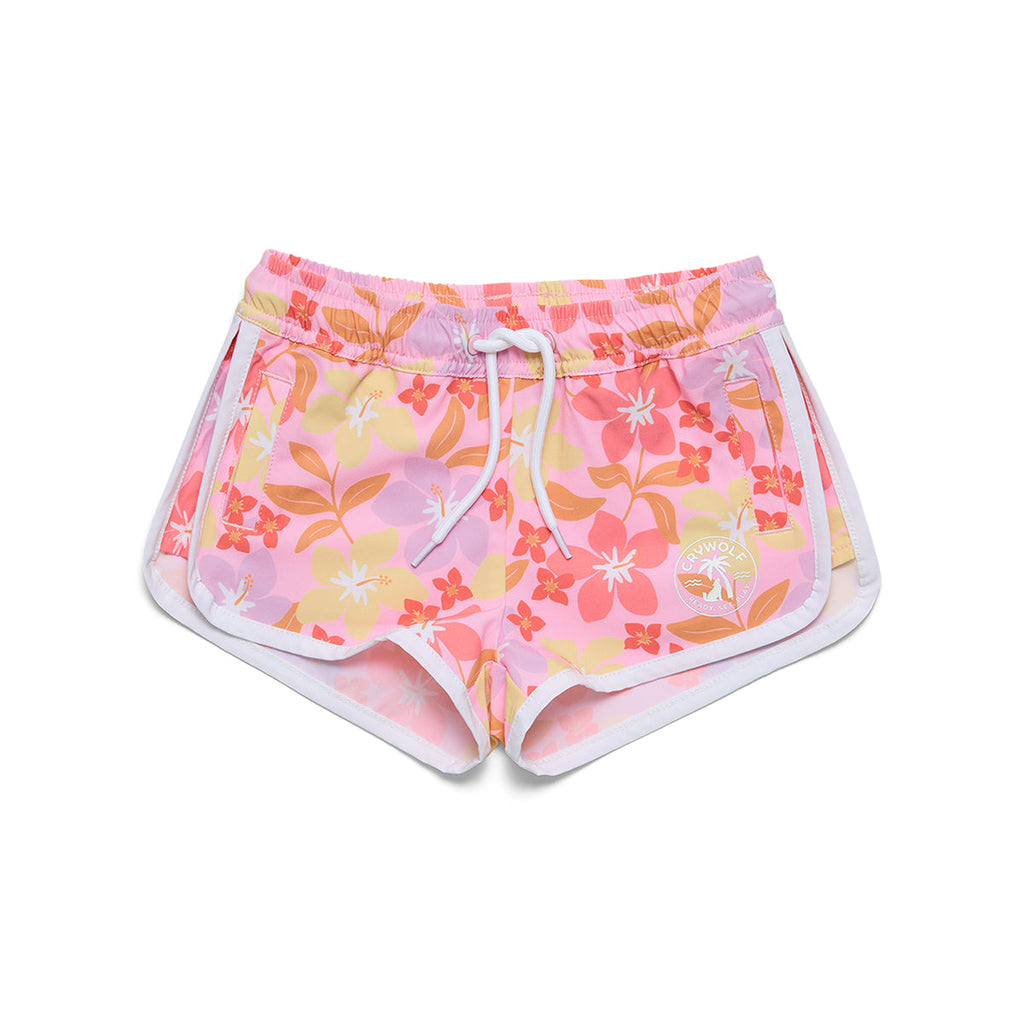 Crywolf SURF SHORT Hibiscus Daze in Single