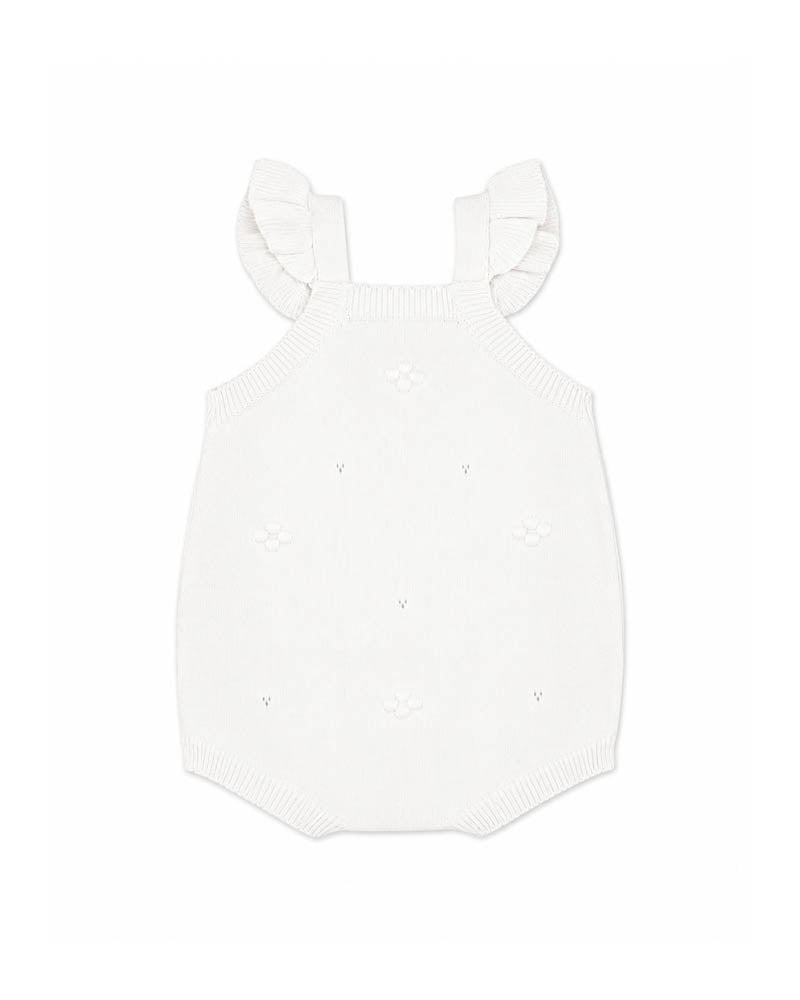 Fox & Finch ORGANIC CLOUD BOBBLE KNIT BODYSUIT in Single