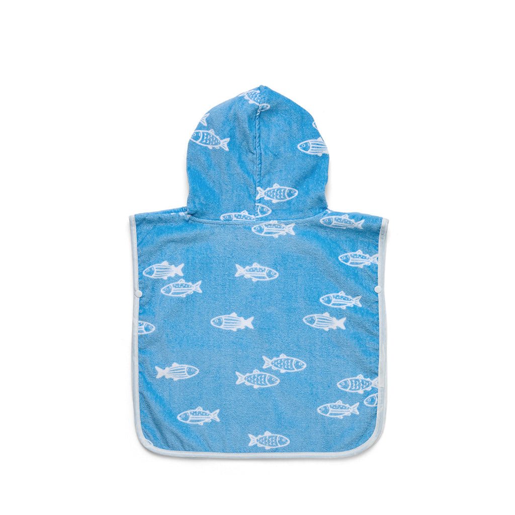 Crywolf BABY HOODED TOWEL Fish School in Single
