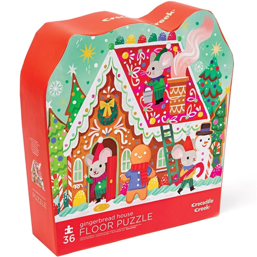 Crocodile Creek - Classic Floor Puzzle 36pc - Gingerbread House