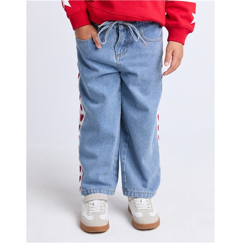 Eve Girl - Lola Denim Jean - Heart Detail (3-7)