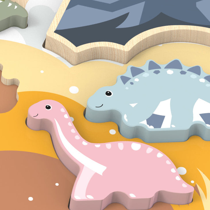 Speedy Monkey Dinosaur Chunky Puzzle in Single