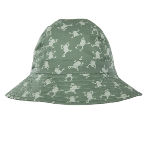 Acorn - Frogs Wide Brim Infant Hat