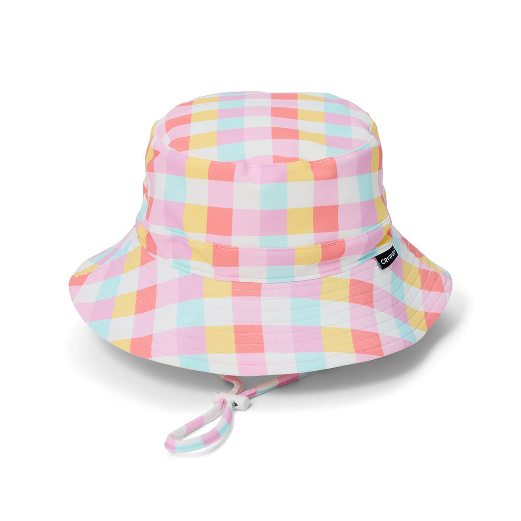 Crywolf SWIM BUCKET HAT Pop Gingham in Single