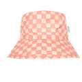 ACORN - Pink Checks Broad Brim Bucket Hat