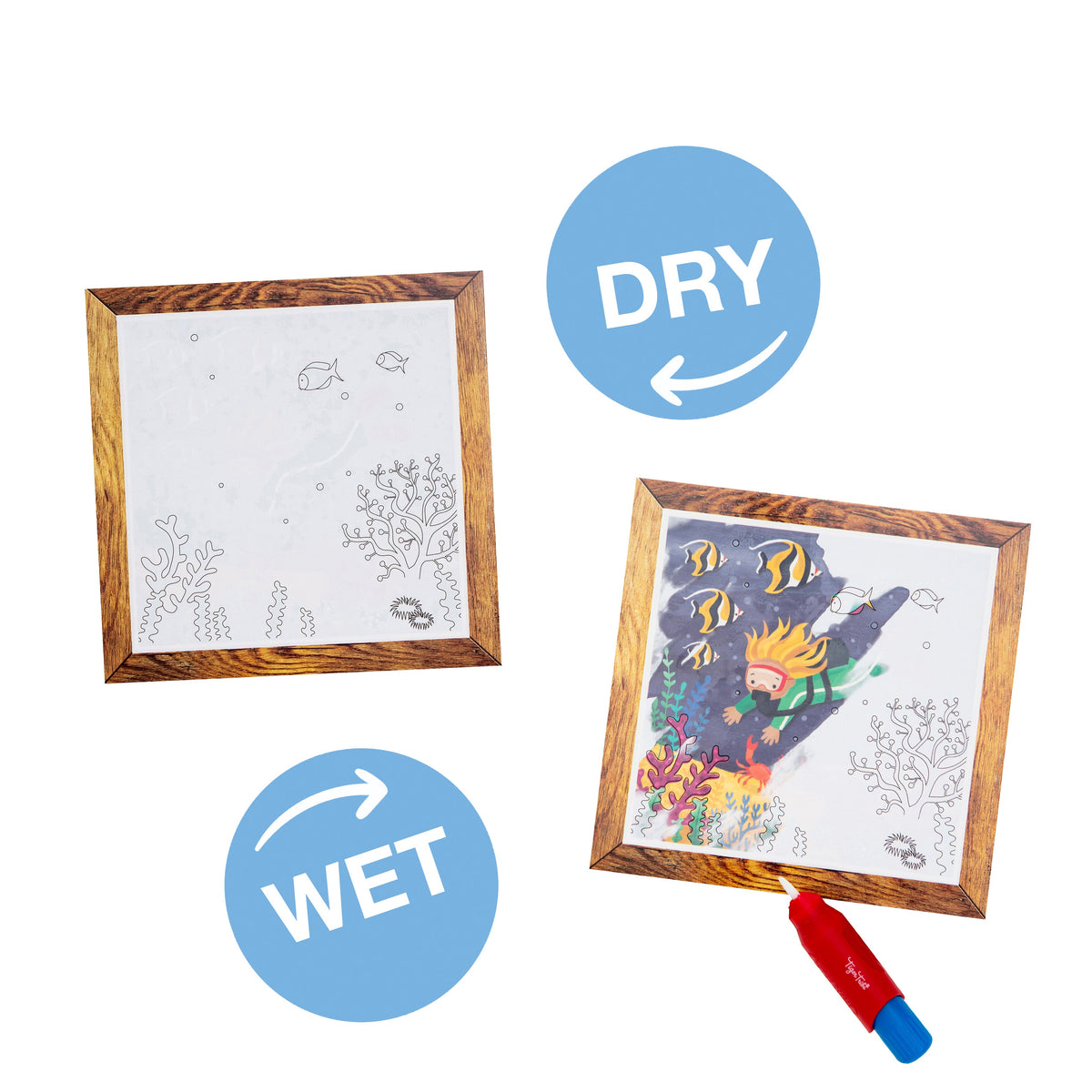 Tiger Tribe Magic Painting World - Ocean in Single