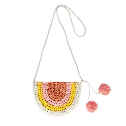 ACORN - Natural Rainbow Straw Bag