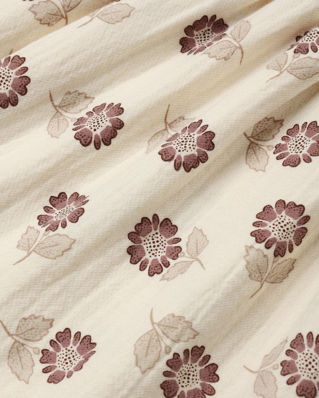 Quincy Mae Bella Dress Fall Floral in NATURAL