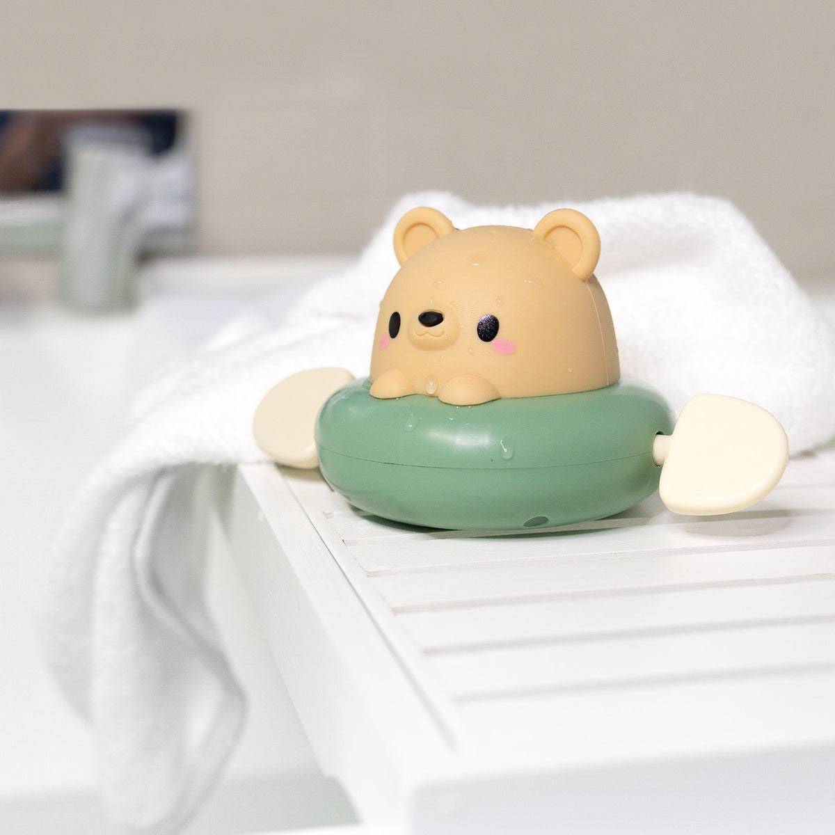 Tiger Tribe Bath Paddle Boat - Bear in Single