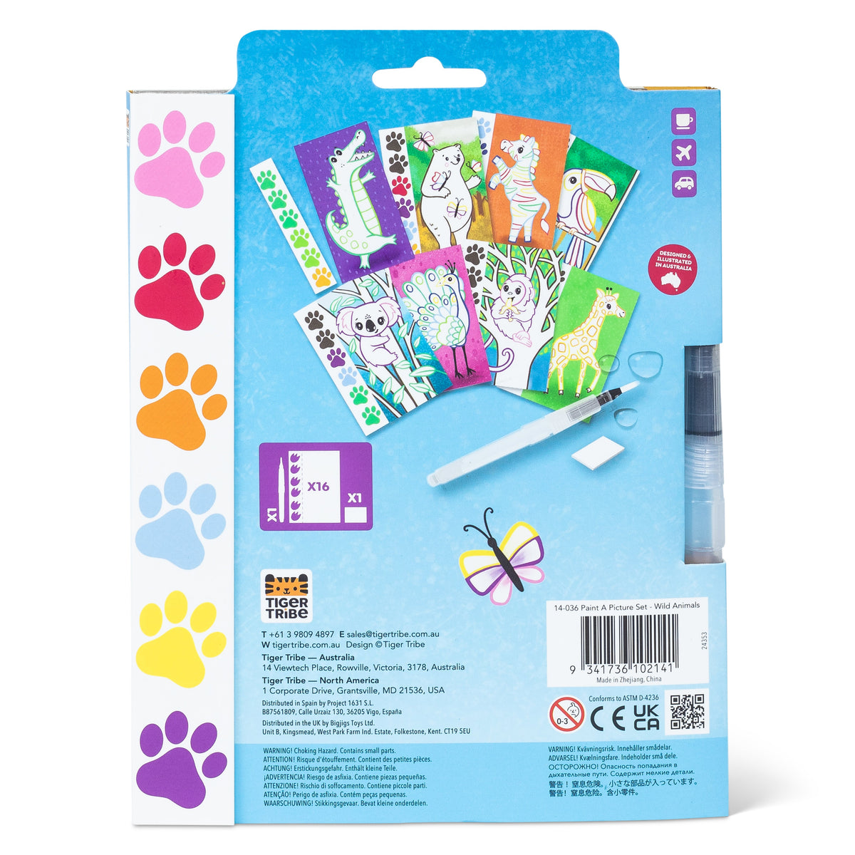 Tiger Tribe Paint a Picture Set - Wild Animals in Single