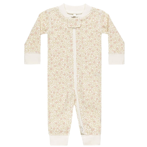 Quincy Mae - Zip Longsleeve Sleeper - Primrose