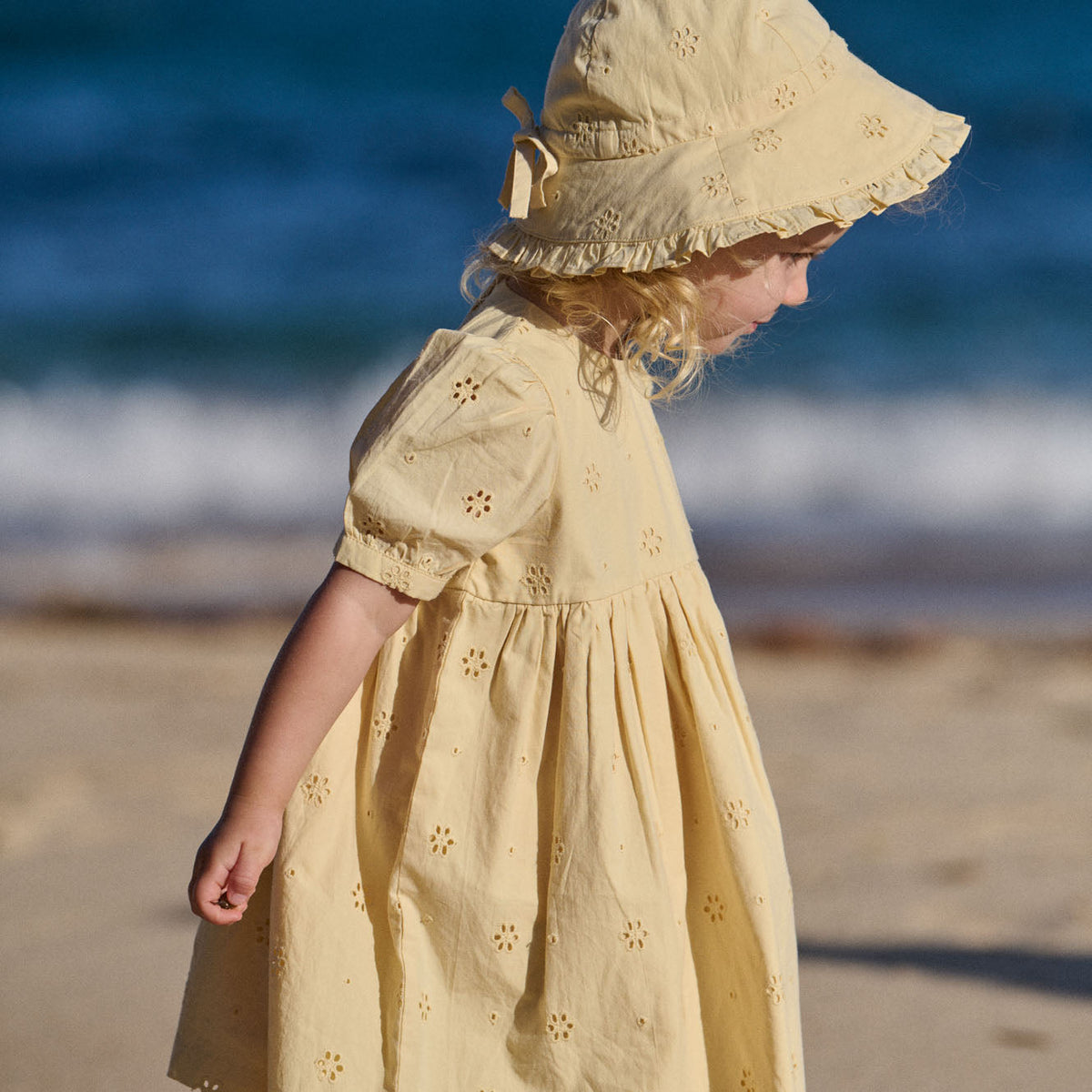 Nature Baby Annabelle Sunhat in Buttercup