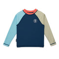 Crywolf - Long Sleeve Rash Vest - Ocean Colourblock (Lucky Days)