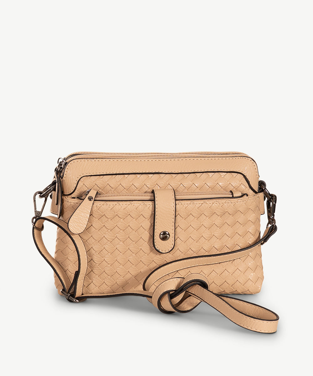 Sassy Duck Riley Cross Body Bag Beige