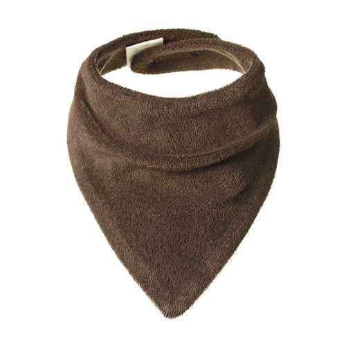 Nature Baby - Triangle Bib Terry - Pinecone (NBW25)