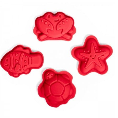 Bigjigs Toys - Cherry Red Sand Moulds