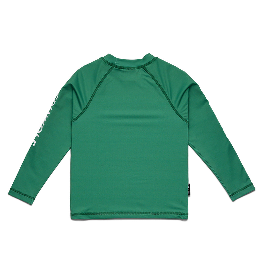 Crywolf LONG SLEEVE RASH VEST Sea Green in Single
