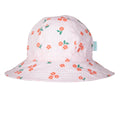 Acorn Kids Striped Posy Wide Brim Sunhat in Pink, White and Red