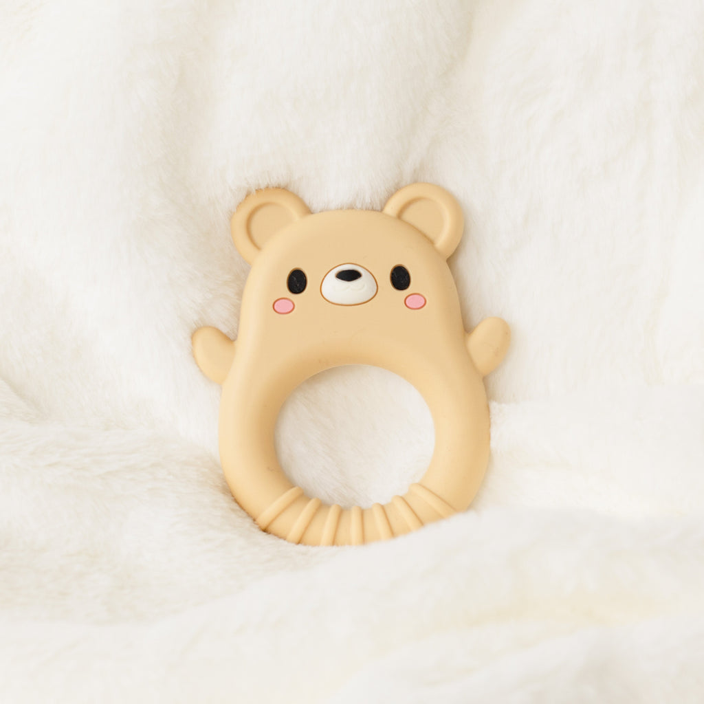 Tiger Tribe Silicone Teether - Bear in Single