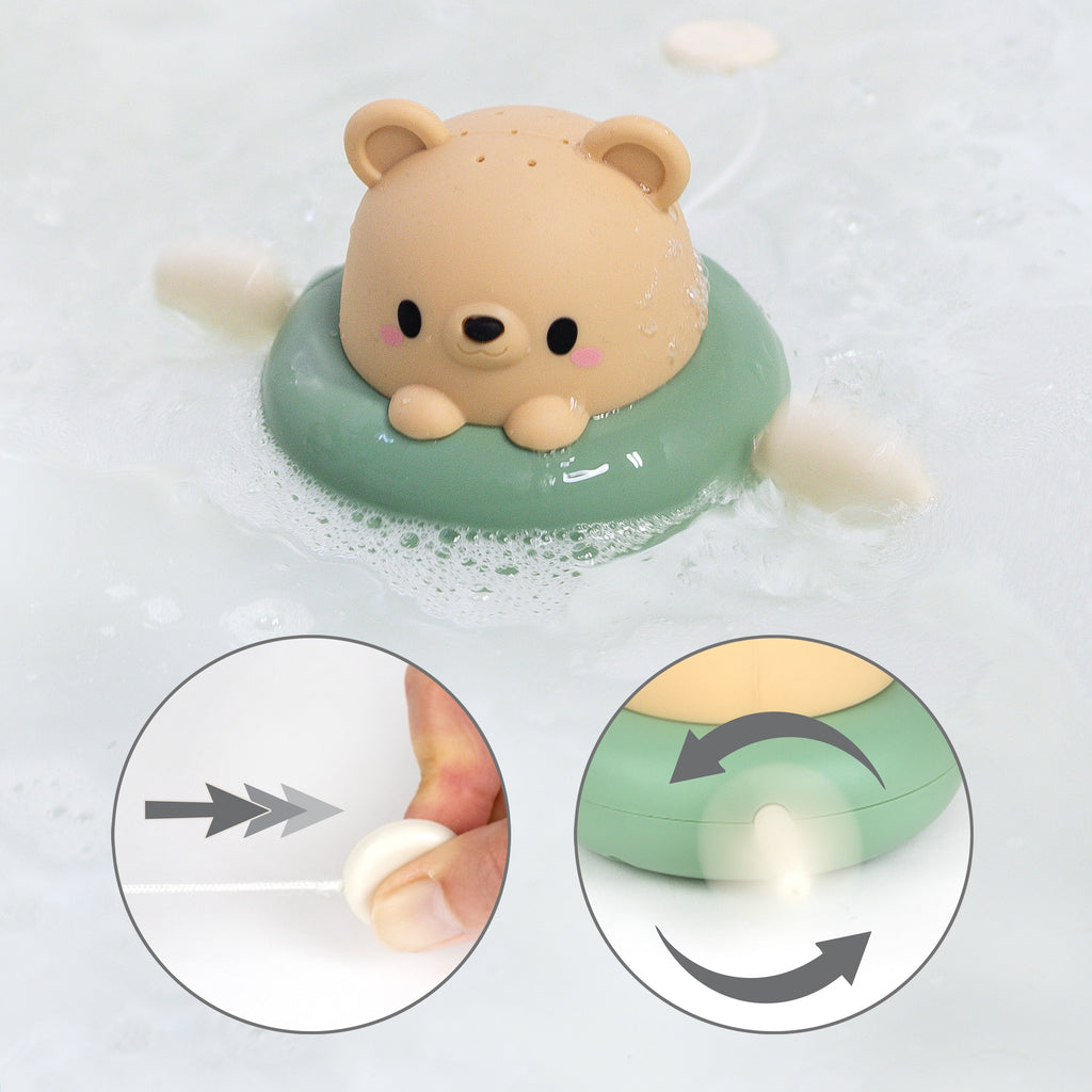 Tiger Tribe Bath Paddle Boat - Bear in Single