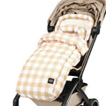 OIOI - 4-in-1 Convertible Fotmuff - Beige Gingham