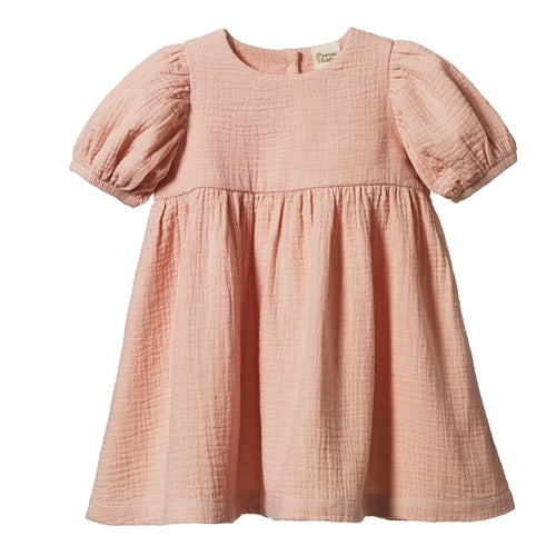 Nature Baby - Albertine Dress - Rose Dust (NBSS25)