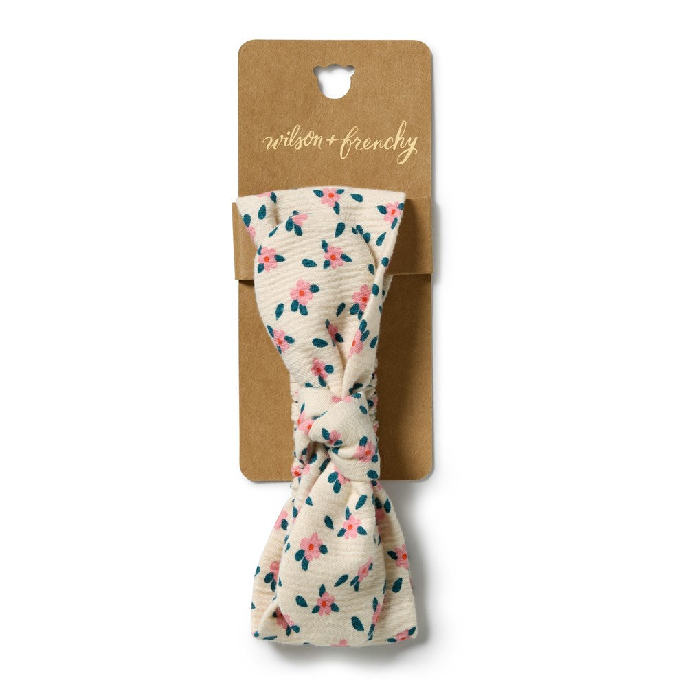 Wilson and Frenchy Little Blossom Organic Crinkle Headband in Little Blossom