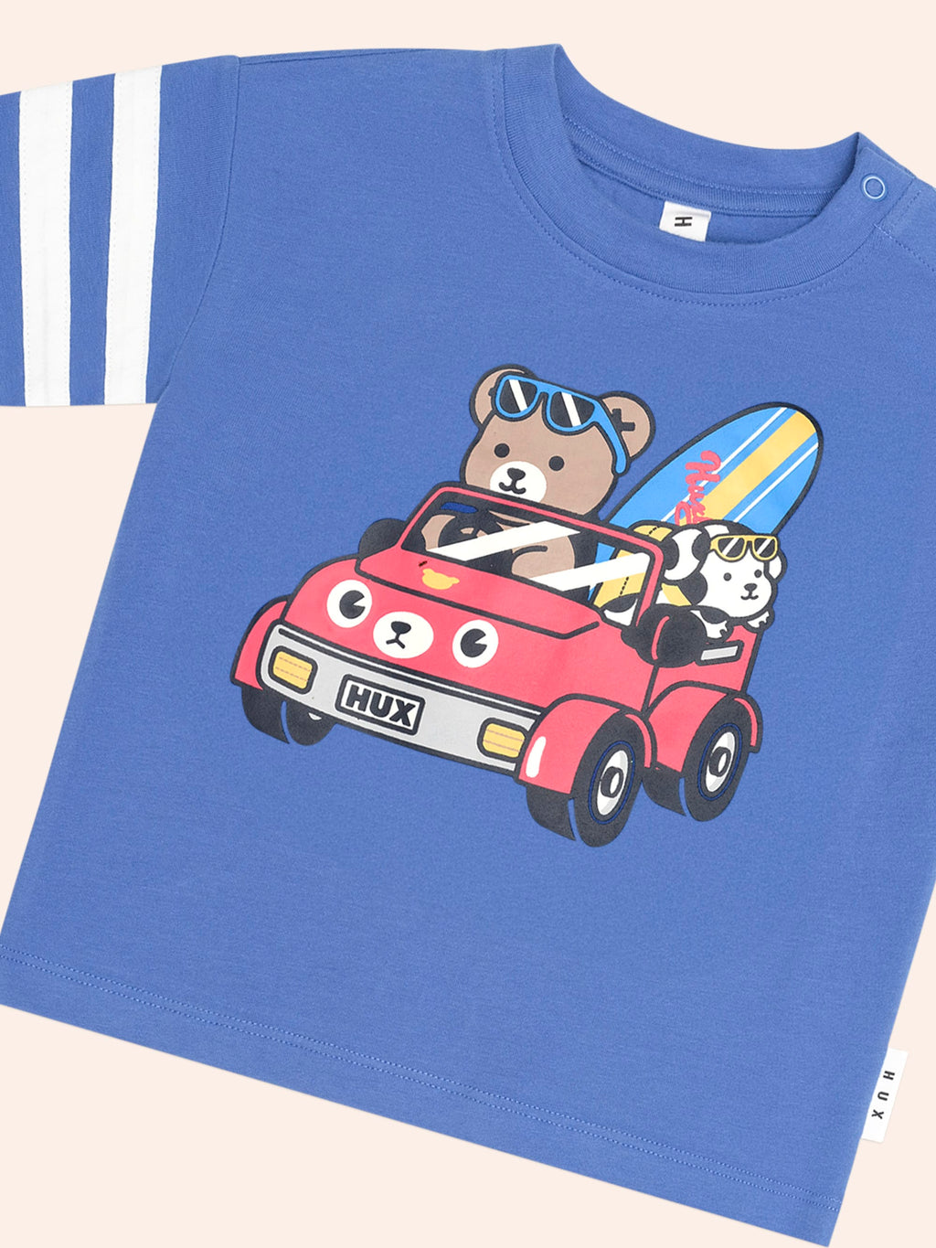 HUXBABY Beach Buggy Sporty Slouchy Tee in COBALT