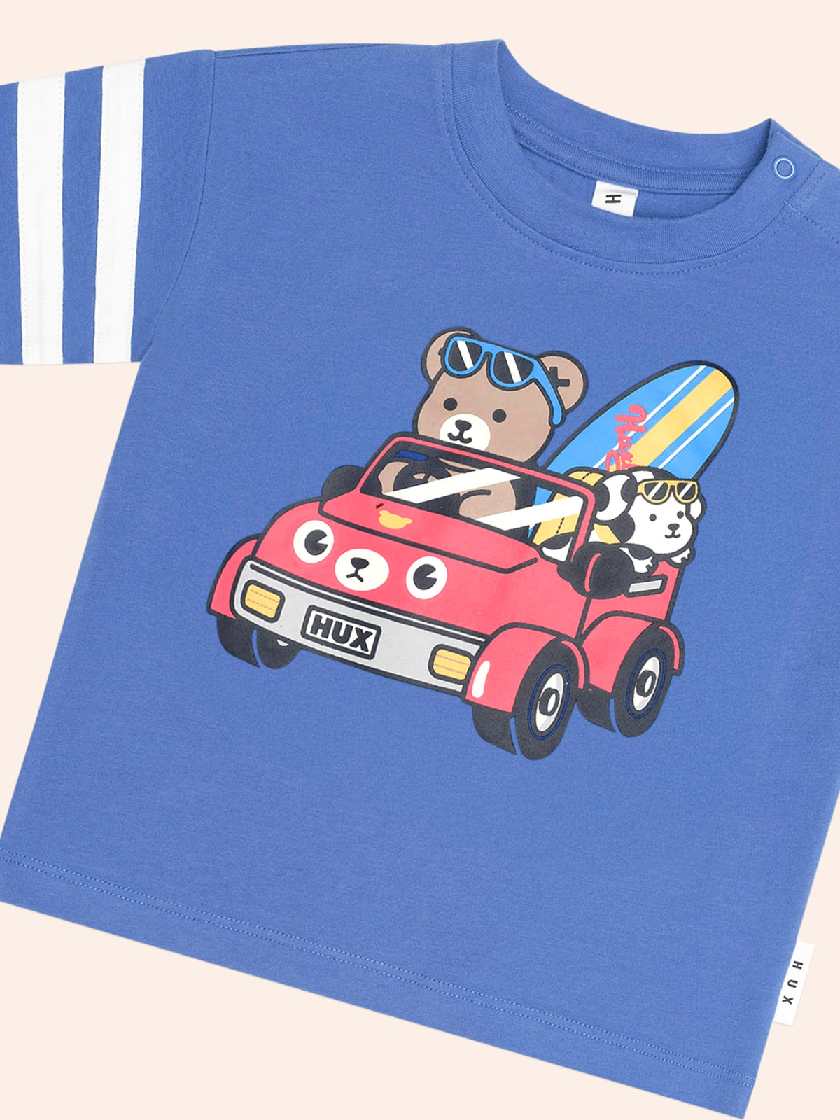 HUXBABY Beach Buggy Sporty Slouchy Tee in COBALT