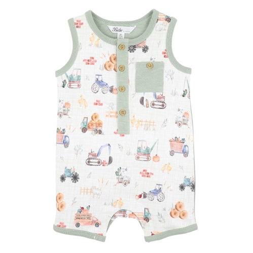 Bebe - Clayton Print Sheep Romper