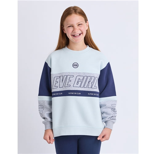 Eve Girl - Alpine Panelled Crew (8-16)