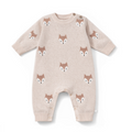 Aster & Oak Fox Knit Romper