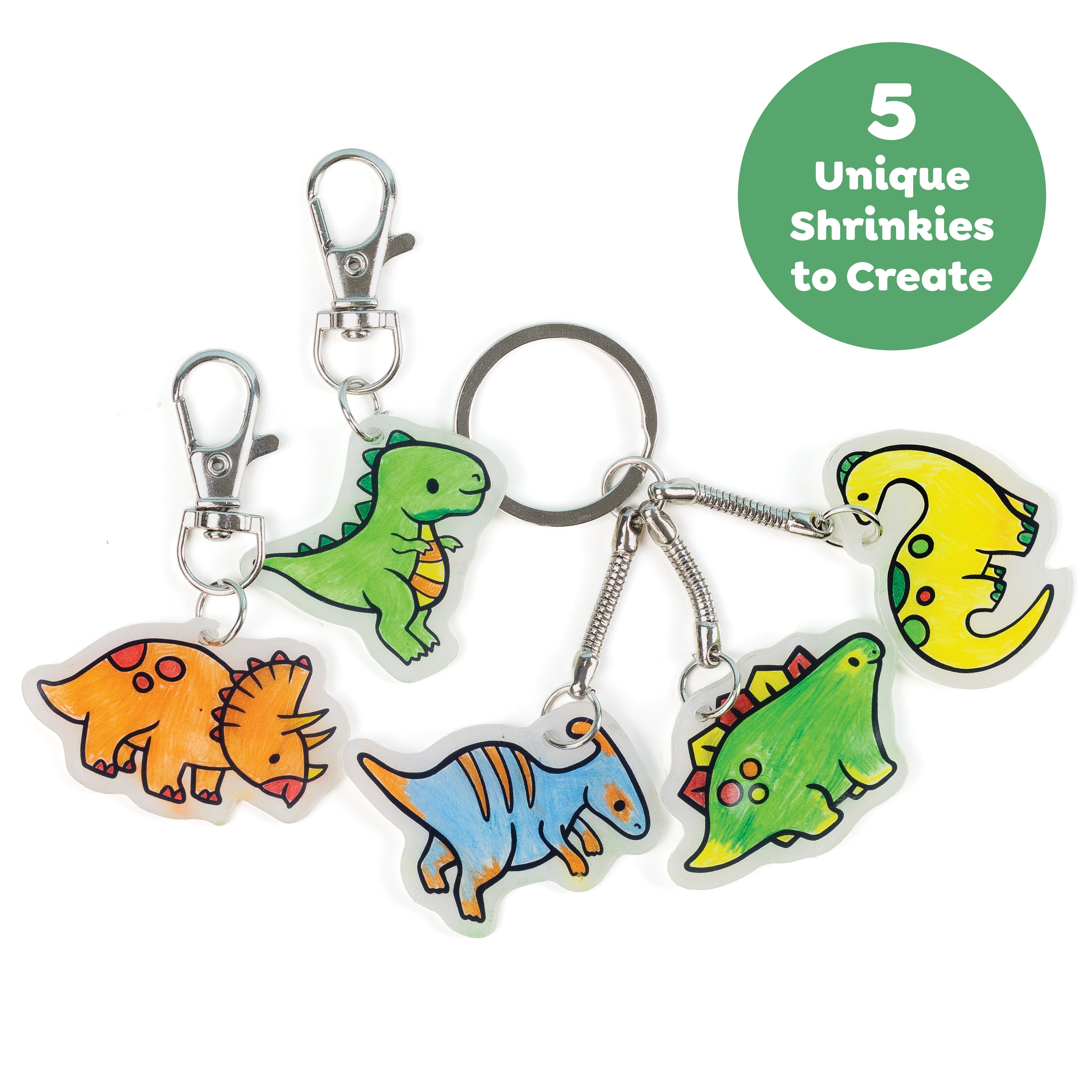 Tiger Tribe Shrinkorama - Bag Tags - Dino in Single