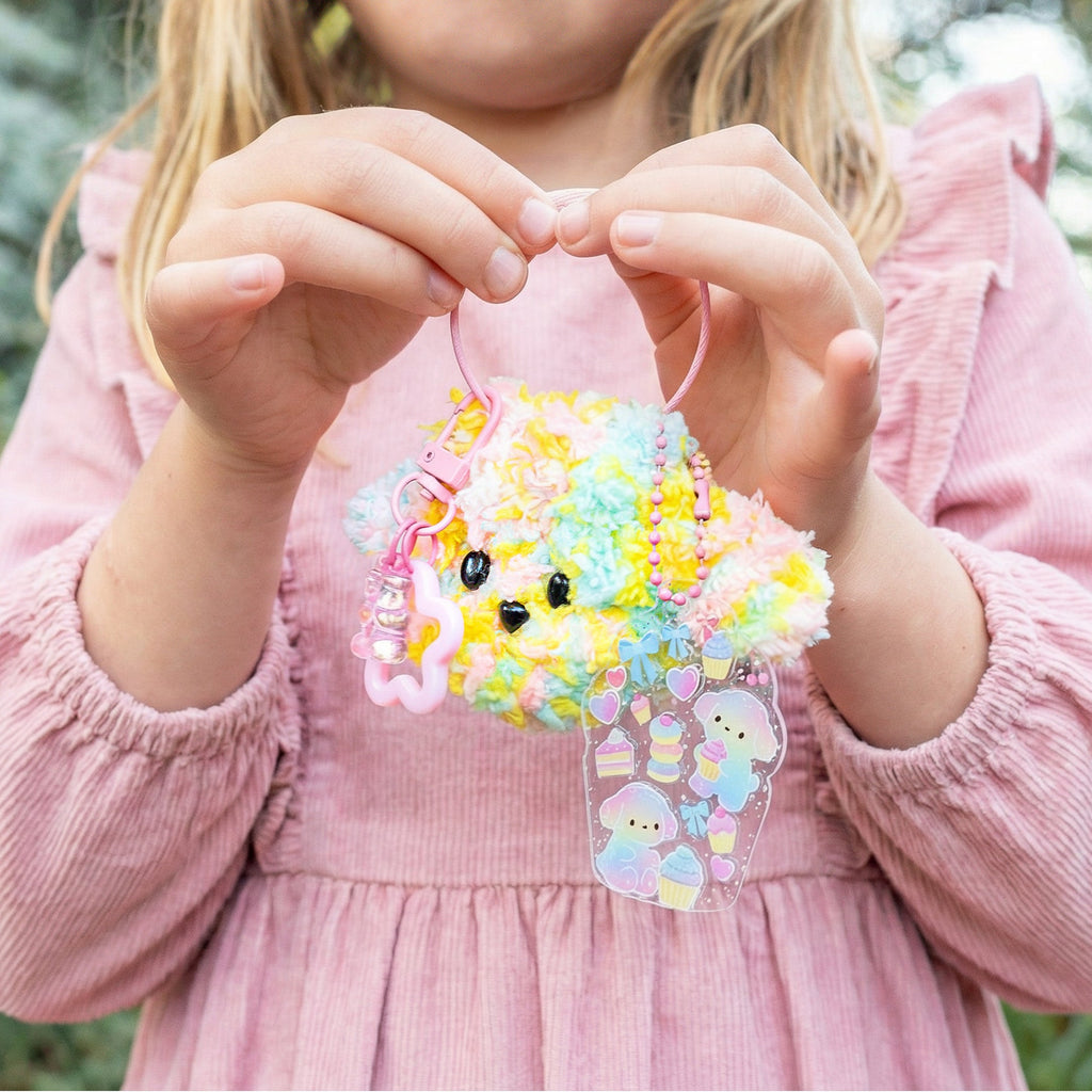 Tiger Tribe Bag Charm Kit - Fluffy Dog in Single