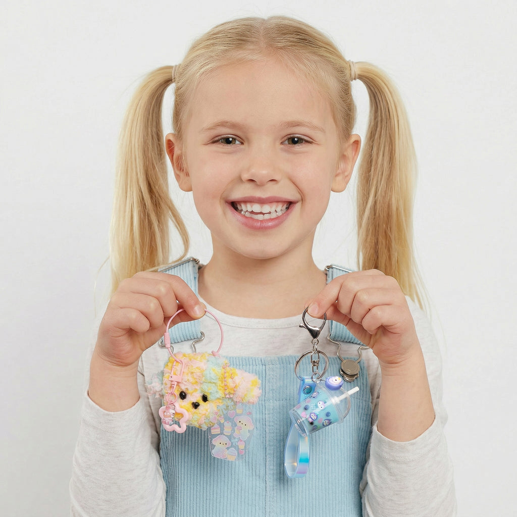 Tiger Tribe Bag Charm Kit - Fluffy Dog in Single