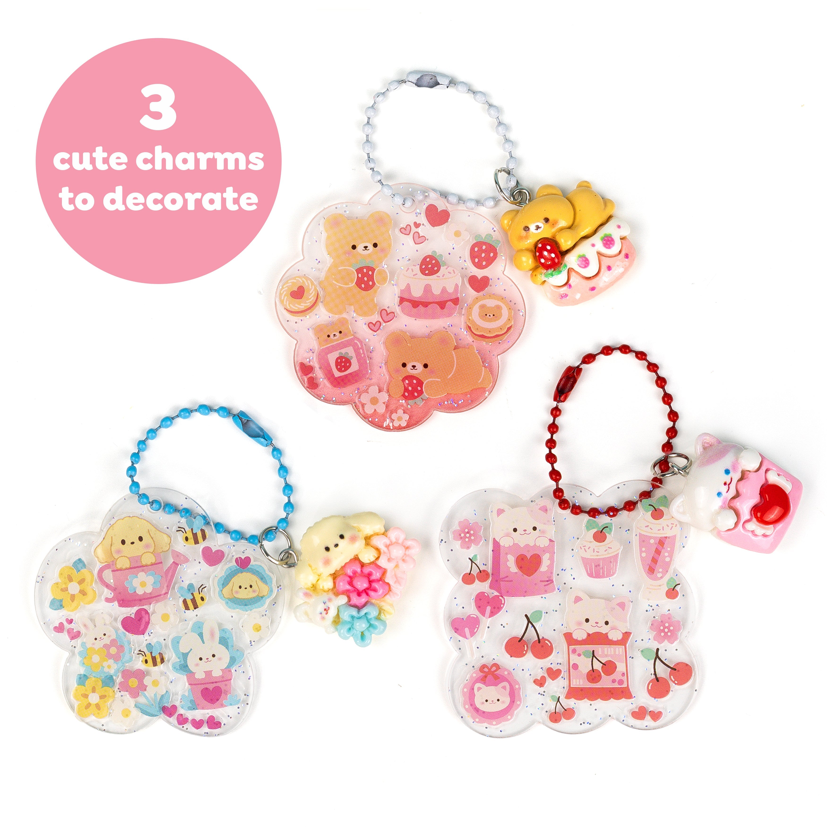 Tiger Tribe Bag Charm Kit - Kawaii Sticker Craft in Single