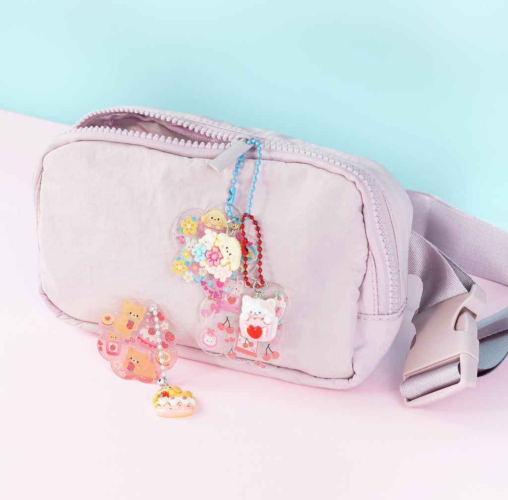 Tiger Tribe Bag Charm Kit - Kawaii Sticker Craft in Single