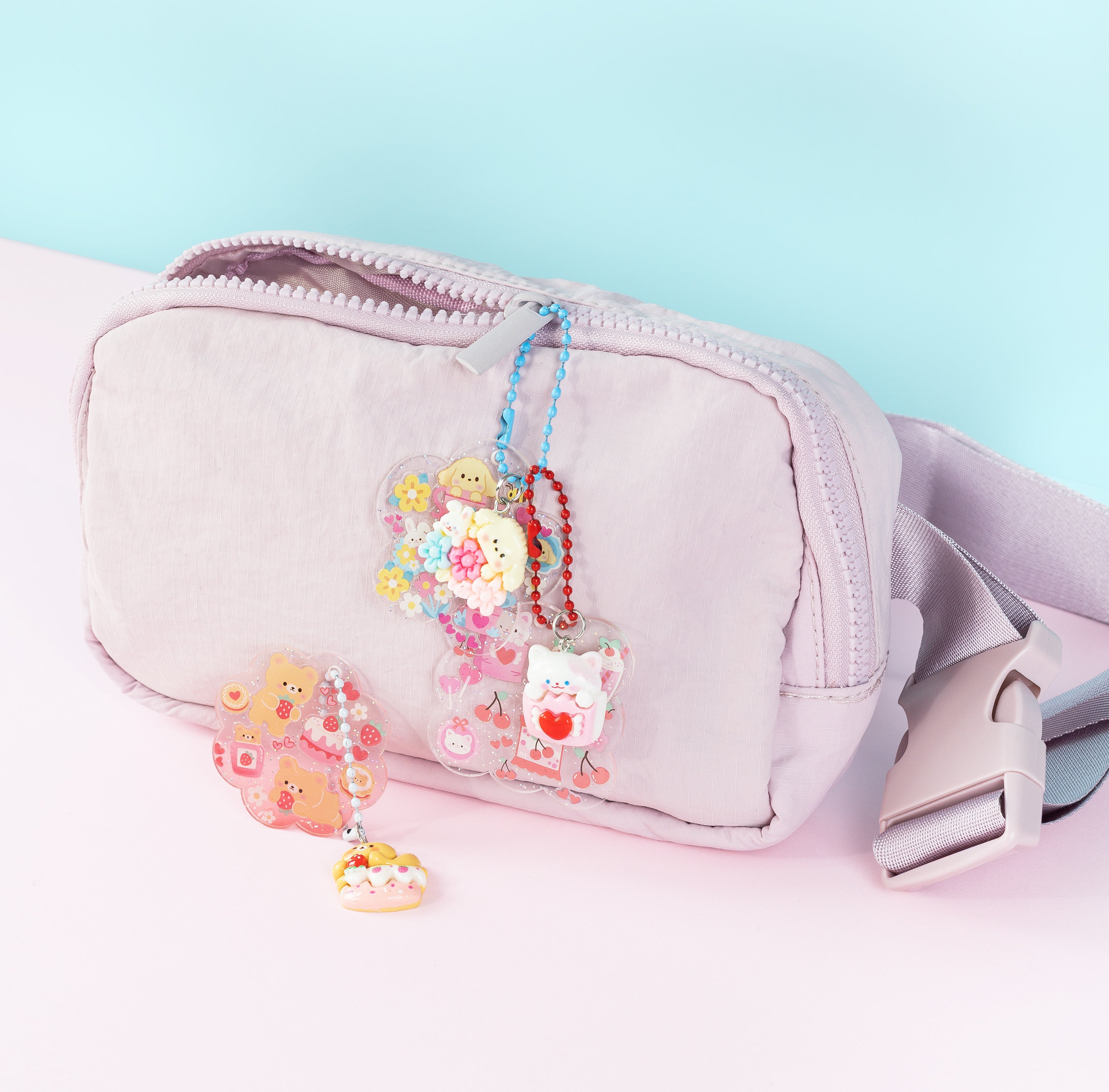 Tiger Tribe Bag Charm Kit - Kawaii Sticker Craft in Single