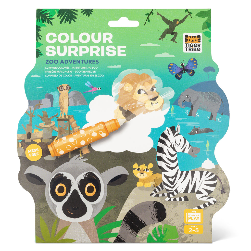 Tiger Tribe Colour Surprise - Zoo Adventures in Single